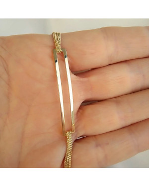 Silver bracelet ECG lifeline