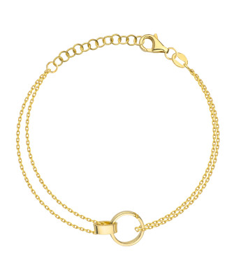 Silver bracelet ECG lifeline