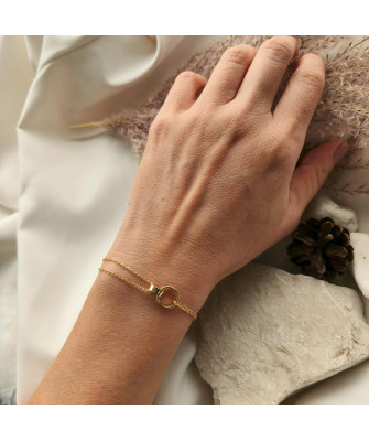 Silver bracelet ECG lifeline