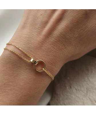 Silver bracelet ECG lifeline