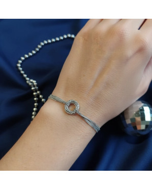 Silver bracelet ECG lifeline