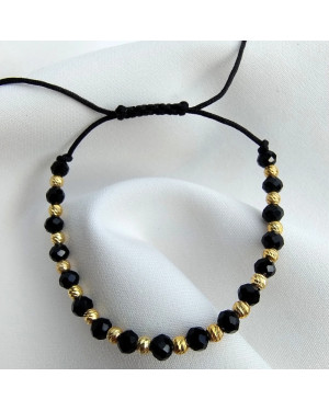 Silver Bead Bracelet ONYX