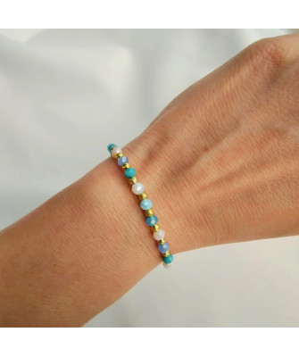 Silver Bead Bracelet ONYX