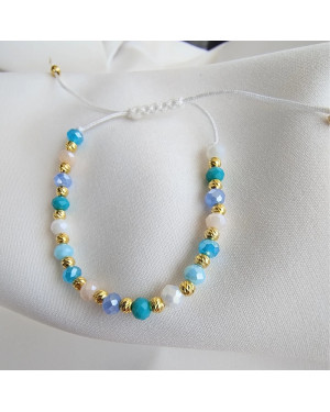 Silver Bead Bracelet ONYX