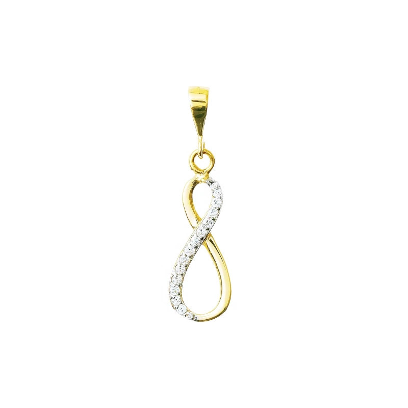 Gold INFINITY pendant W2.1335 | GoldJewellery