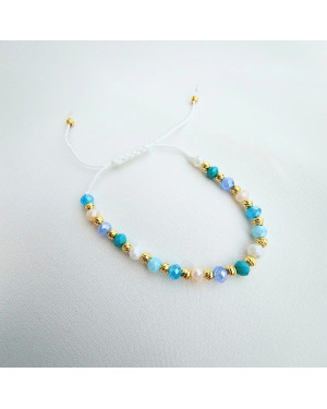 Silver Bead Bracelet ONYX