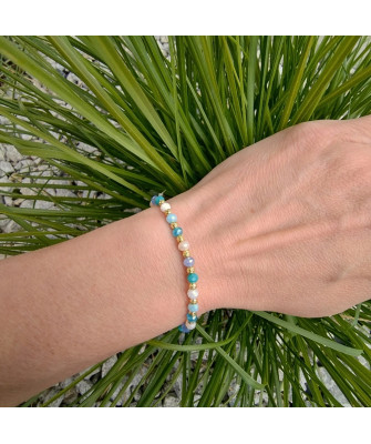 Silver Bead Bracelet ONYX