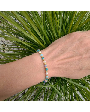 Silver Bead Bracelet ONYX