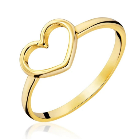 Gold heart ring 333 P2.1371 | GoldJewellery