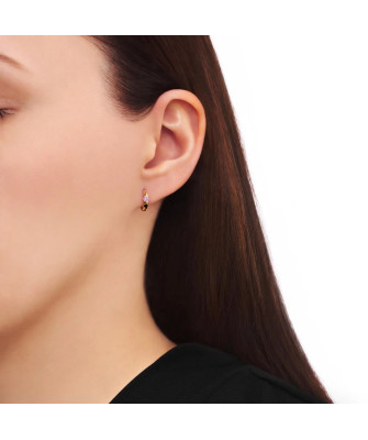 Gold hoop earrings 8k