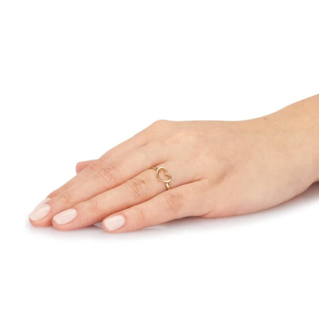 Gold heart ring 333 P2.1371 | GoldJewellery
