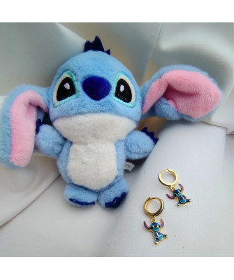 Silver children's earrings cheerful bees