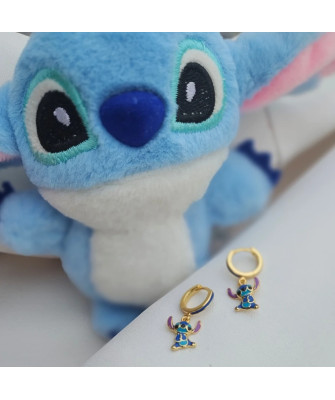 Silver children's earrings cheerful bees