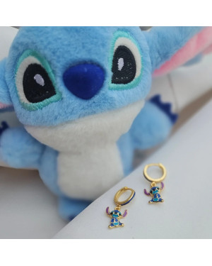 Silver children's earrings cheerful bees