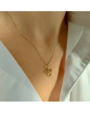 Charming ANGEL small gold pendant