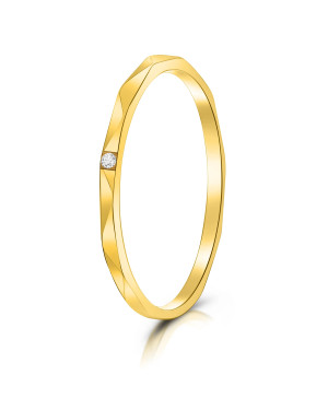 Gold ring 8k with stones