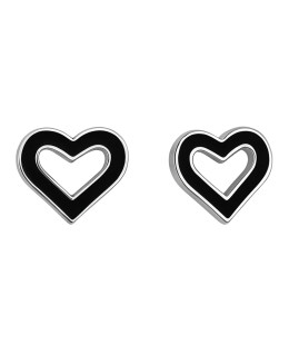 Sterling Silver Heart Stud Earrings