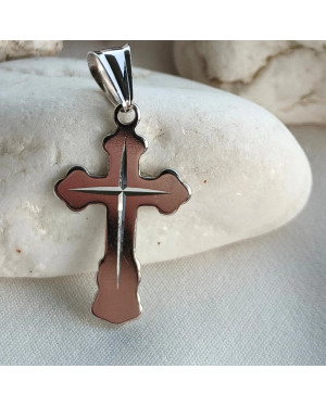 BEAUTIFUL GOLDEN CROSS two-tone Baptism Communion
