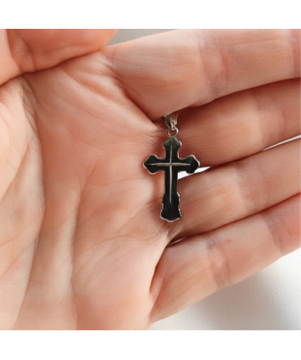 BEAUTIFUL GOLDEN CROSS two-tone Baptism Communion