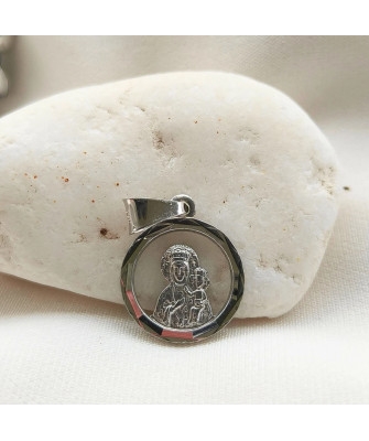 Medal Mary with Child Jesus perfect gift for baptism, communion 14k...