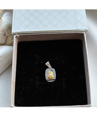 Medal Mary with Child Jesus perfect gift for baptism, communion 14k...