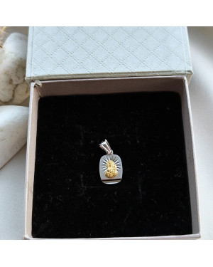 Medal Mary with Child Jesus perfect gift for baptism, communion 14k...