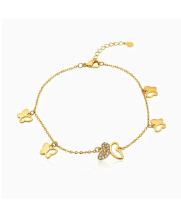 Silver bracelet EKG lifeline