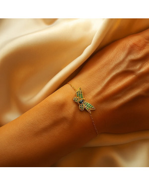 Silver bracelet EKG lifeline