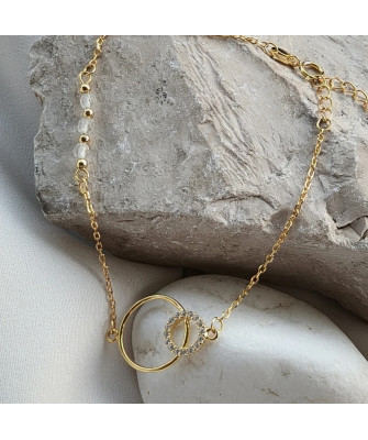 Silver bracelet EKG lifeline