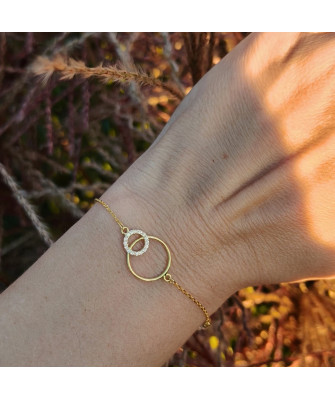 Silver bracelet EKG lifeline