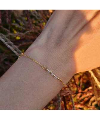 Silver bracelet EKG lifeline