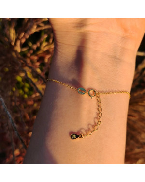 Silver bracelet EKG lifeline