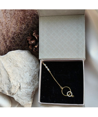 Silver bracelet EKG lifeline