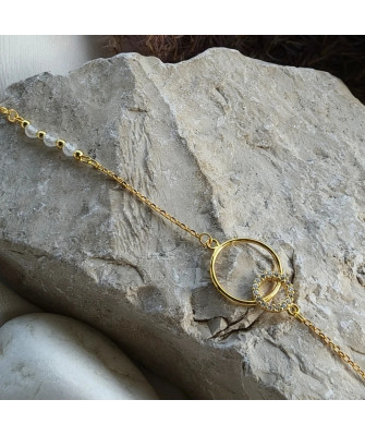 Silver bracelet EKG lifeline