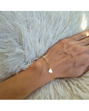 Silver bracelet ECG lifeline