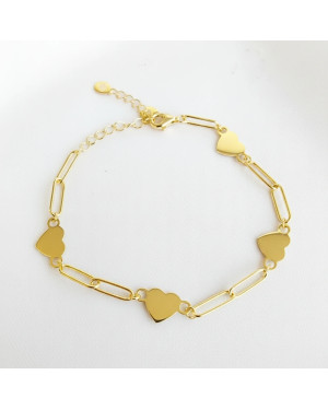 Silver bracelet ECG lifeline