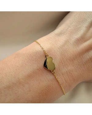 Silver bracelet ECG lifeline