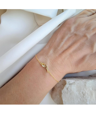 Silver bracelet ECG lifeline