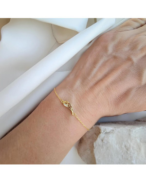 Silver bracelet ECG lifeline