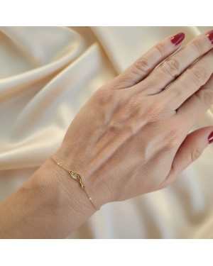 Silver bracelet ECG lifeline