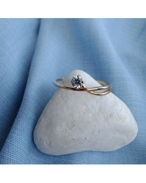 8k gold ring with stones