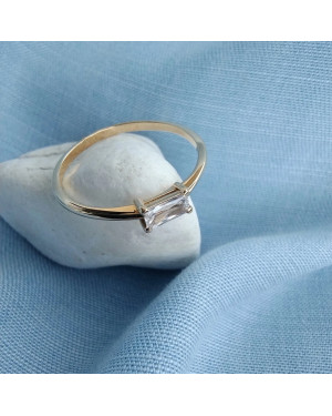 Gold ring 8k with stones