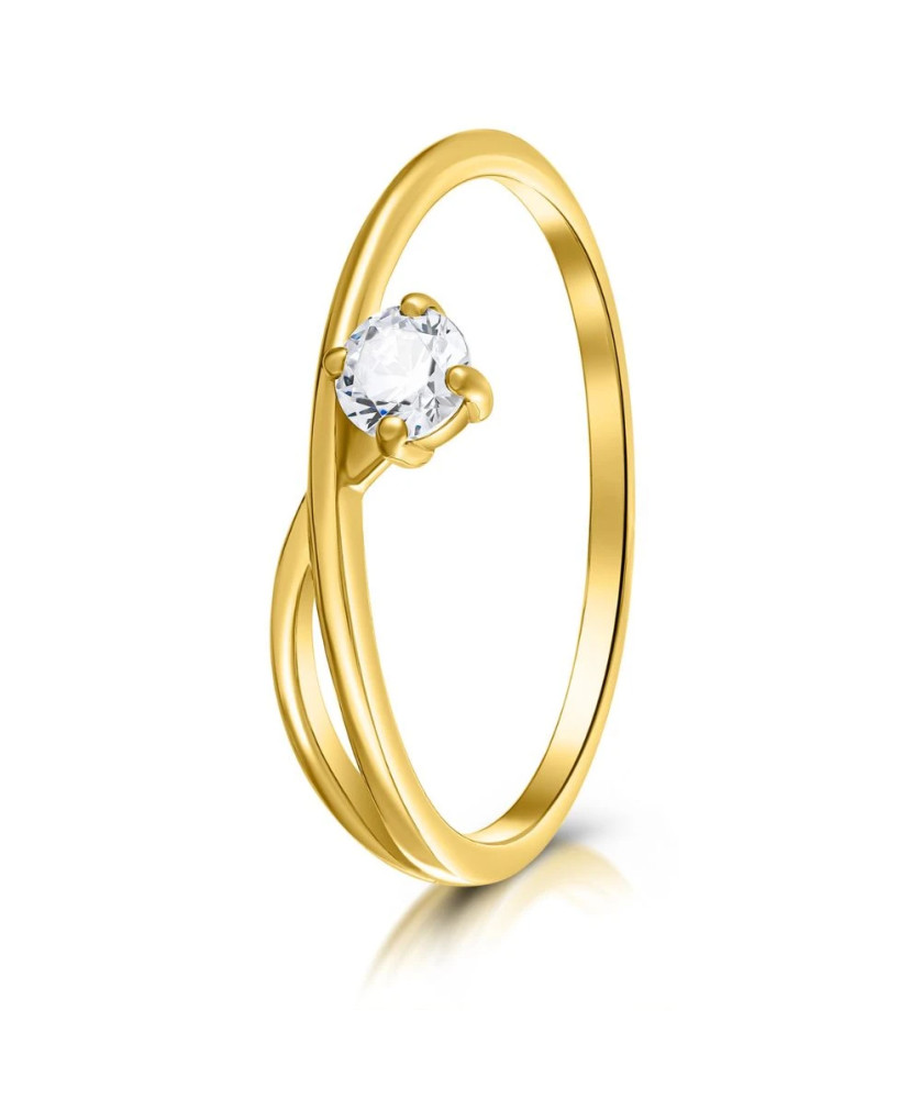 Gold ring 8k with stones