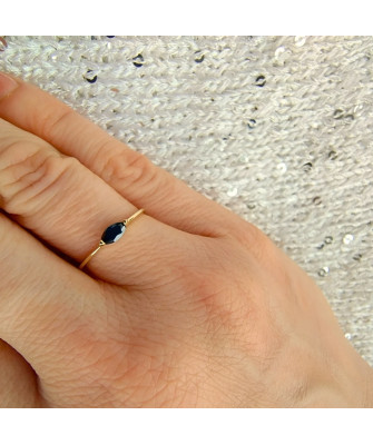 Gold ring 8k with stones