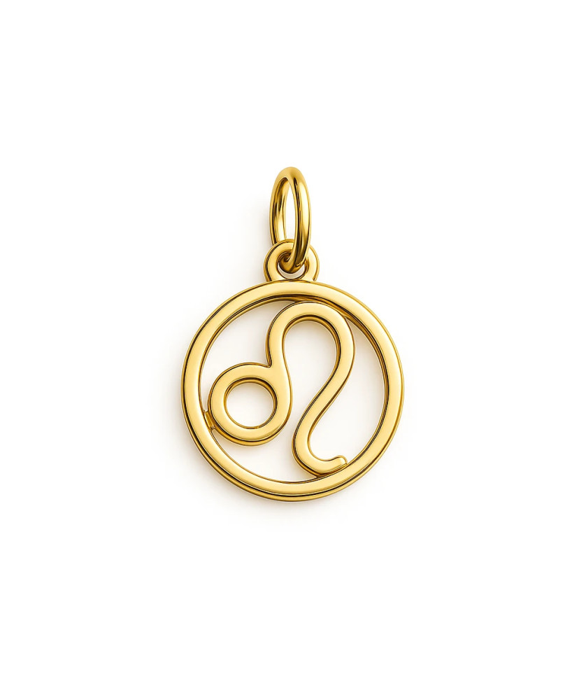 Gold pendant foot charm 14k