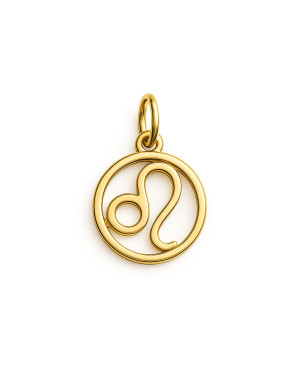 Gold pendant foot charm 14k
