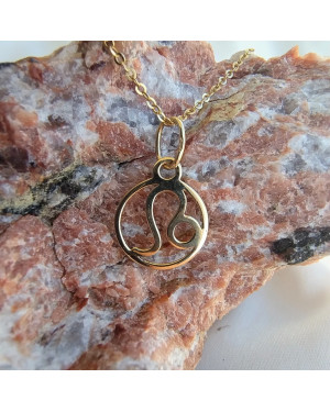 Gold pendant foot charm 14k