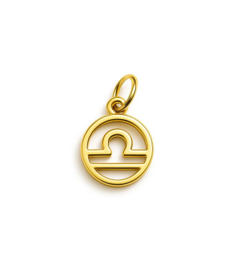 Gold pendant foot charm 14k