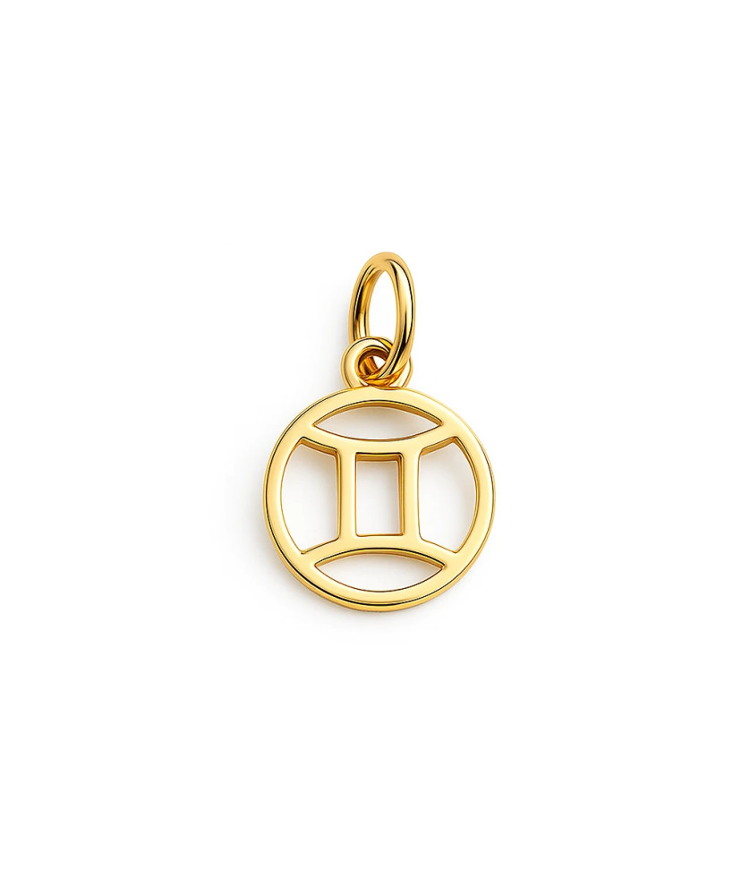 Gold pendant foot charm 14k