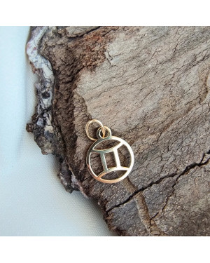 Gold pendant foot charm 14k